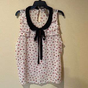 NWT Lucie Lu Sheer Top